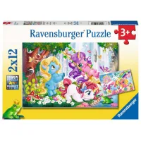 Ravensburger Puzzel 2x12 stukjes 3+ Magische eenhoornwereld